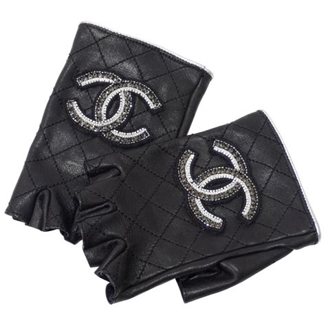 chanel gloves 2019|chanel fingerless leather gloves.